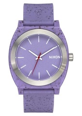 Nixon Time Teller OPP Silicone Strap Watch