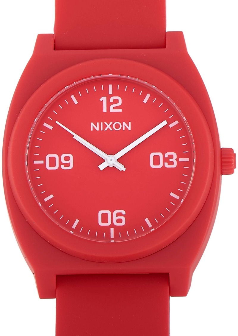 Nixon Time Teller P Corp Matte Red 40 mm Watch A1248 3008