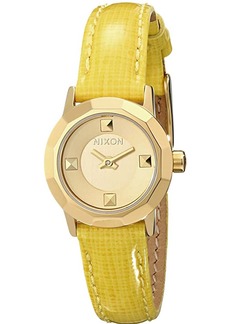 Nixon Women's Mini B Gold Dial Watch