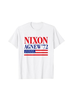 Richard Nixon 72 Retro Presidential Campaign T-Shirt