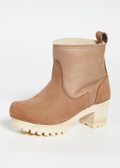 No.6 Pull On Shearling Mid Tread Clog Boots