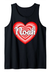 I Love Noah Heart Noah Name Tank Top