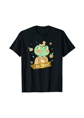 NOAH - Cute Boys Name with adorable Frog T-Shirt
