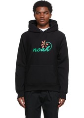 Noah Black Cotton Hoodie