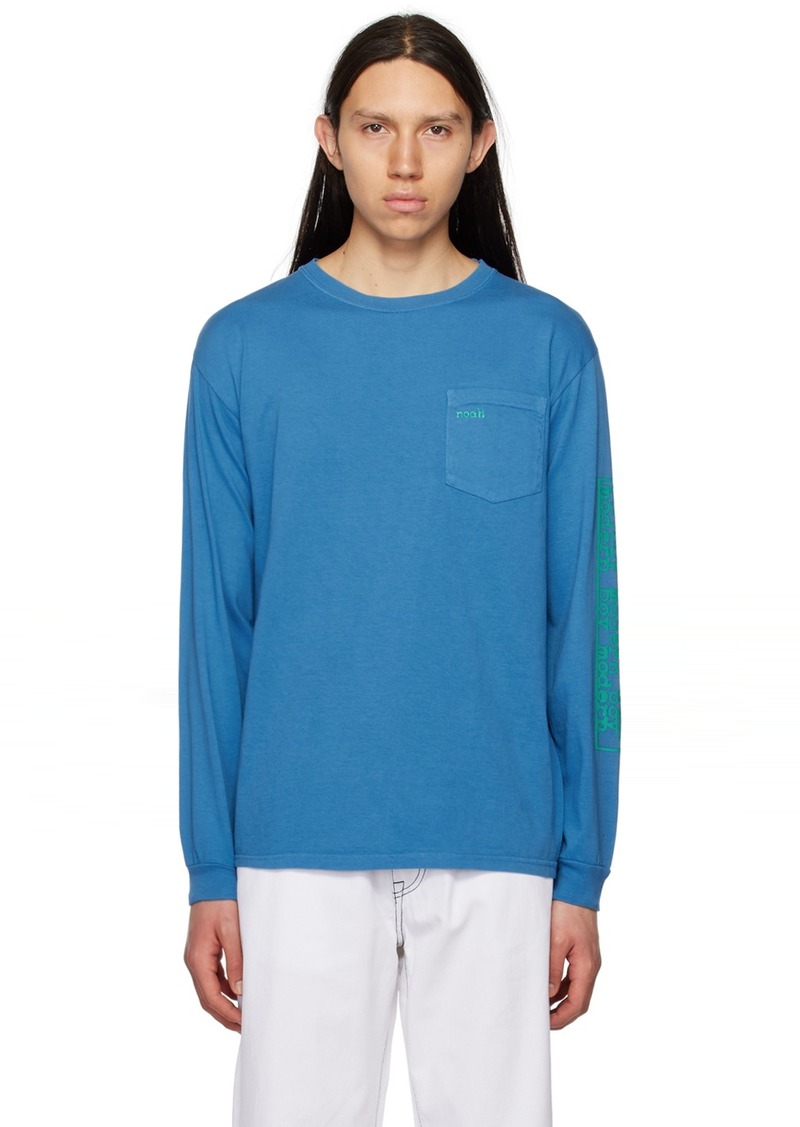 Noah Blue Modern Boy Long Sleeve T-Shirt