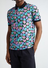 Noah Floral Cotton Polo