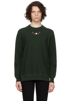 Noah Green Embroidered Sweatshirt