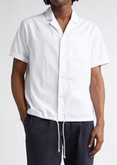 Noah Short Sleeve Cotton Button-Up Camp Shirt