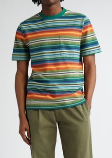 Noah Stripe Cotton Pocket T-Shirt
