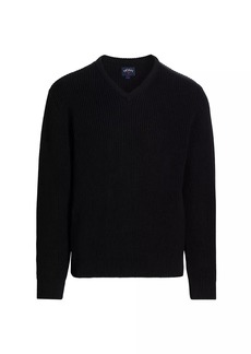 Noah V-Neck Shaker Knit Sweater