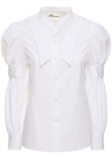 Noir Broad Double Collar Cotton Shirt