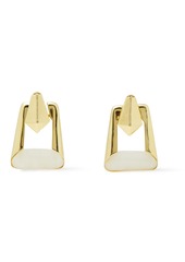 Noir Jewelry Woman 14-karat Gold-plated Resin Earrings Gold