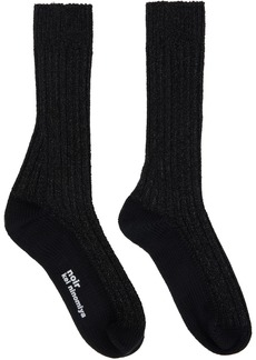 Noir Kei Ninomiya Black Metallic Socks