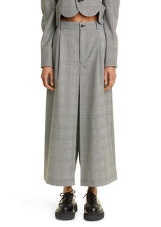 Noir Kei Ninomiya Check Wool Tweed Pants in Glencheck at Nordstrom