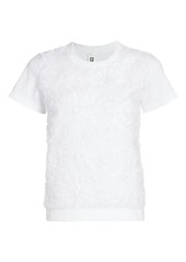 Noir Tulle Embroidered T-Shirt