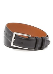 Nordstrom Basic Solid Edge Stitch Leather Belt