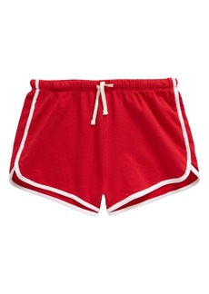 Kids' Nordstrom Kids' Dolphin Hem Cotton Shorts in Red Lychee at Nordstrom Rack