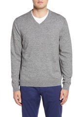 Men's Nordstrom Men's Shop Cotton & Cashmere V-Neck Sweater
