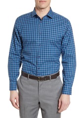 Men's Nordstrom Men's Shop Trim Fit Non-Iron Plaid Dress Shirt