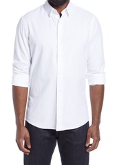 Nordstrom Oxford Button-Up Performance Shirt in White at Nordstrom
