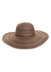 Nordstrom Space Dye Floppy Hat in Brown Combo at Nordstrom
