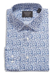 Nordstrom Traditional Fit Floral Stretch Non-Iron Dress Shirt