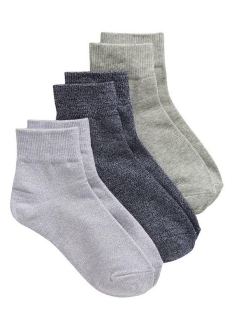 Nordstrom 3-Pack Everyday Quarter Socks