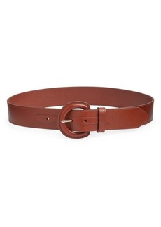 Nordstrom Amy Covered Buckle Leather Belt