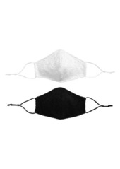 Nordstrom Assorted 2-Pack Adult Face Masks in Ivory Combo at Nordstrom