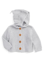 Nordstrom Baby Organic Cotton Hooded Cardigan (Baby)