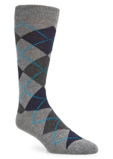 Nordstrom Cash Argyle Dress Socks