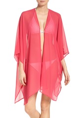 Nordstrom Chiffon Cover-Up in Pink Bright at Nordstrom