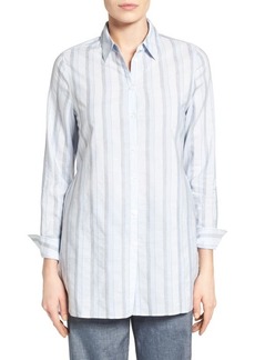 Nordstrom Collection Variegated Stripe Belted Tunic