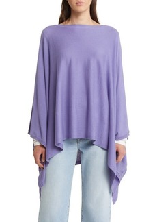 Nordstrom Cotton & Cashmere High-Low Poncho