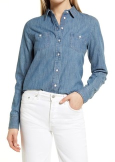 Nordstrom Cotton Chambray Button-Up Shirt at Nordstrom