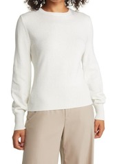 Nordstrom Puff Sleeve Cotton & Wool Sweater