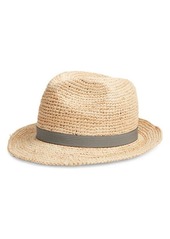 Nordstrom Crochet Raffia Trilby Hat