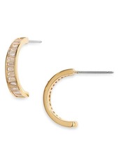 Nordstrom Cubic Zirconia Half Huggie Hoop Earrings