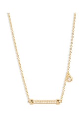 Nordstrom Cubic Zirconia Pavé Barrel Necklace