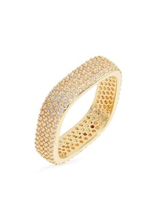 Nordstrom Cubic Zirconia Pavé Ring in Clear- Gold at Nordstrom Rack