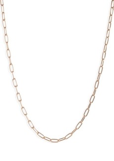 Nordstrom Delicate Paperclip Chain Necklace