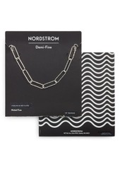 Nordstrom Demifine Faceted Paperclip Chain Necklace