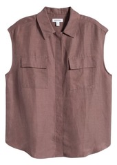 Nordstrom Dolman Sleeve Flap Pocket Button-Up Shirt