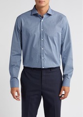Nordstrom Easy Care Trim Fit Micropattern Dress Shirt
