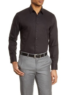 Nordstrom Extra Trim Fit Non-Iron Solid Stretch Dress Shirt