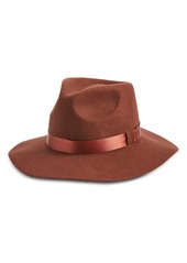 Nordstrom Felted Wool Panama Hat in Brown Cinnamon at Nordstrom Rack