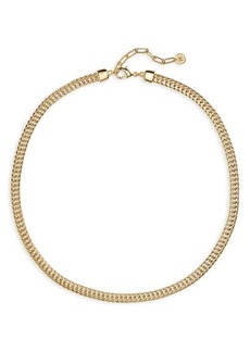 Nordstrom Foxtail Flat Chain Necklace
