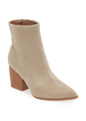 Nordstrom Franka Pointed Toe Bootie in Taupe at Nordstrom Rack