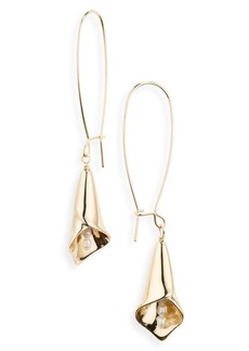Nordstrom Freshwater Pearl Calla Lily Drop Earrings