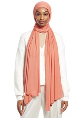 Nordstrom Henna & Hijabs Textured Jersey Hijab in Coral Apple at Nordstrom